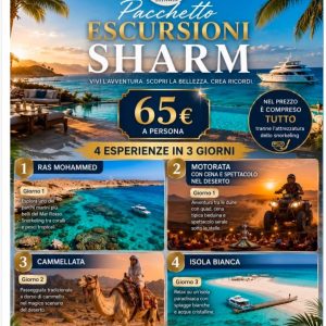 Pacchetto Escursioni – 65 €