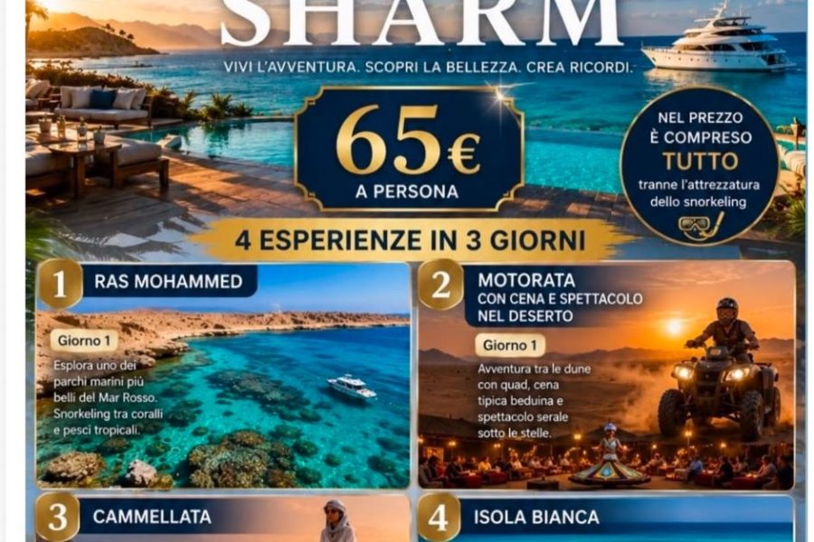 Pacchetto Escursioni – 65 €
